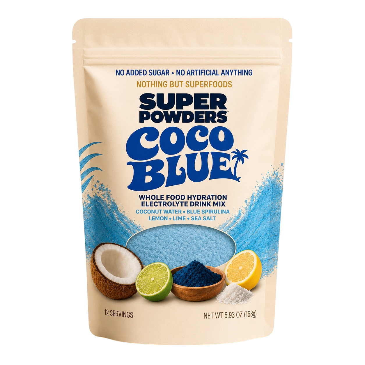 Coco Blue Hydration Mix pouch, 12 servings